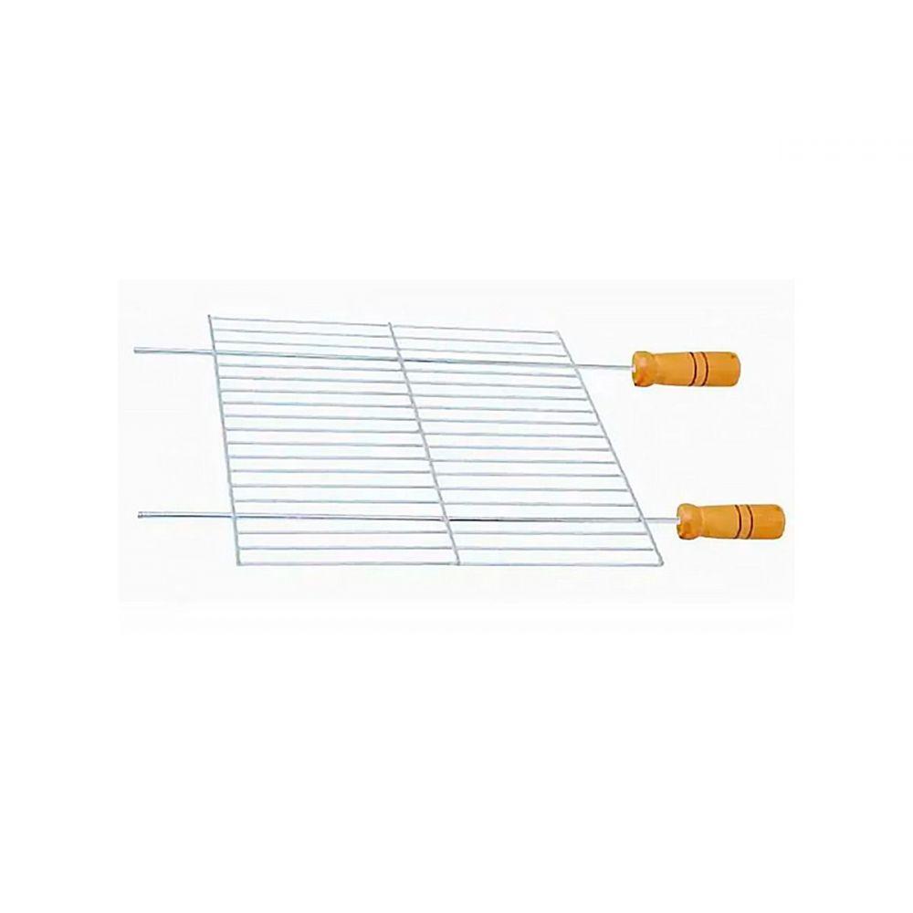 Grelha Plana Quadrada Aço Galvanizado 35x60 - 2