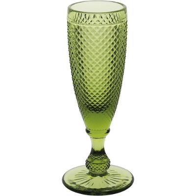 Imperial Taça Champanhe 18X7X7Cm 150Ml Vidro Verde 6Pç