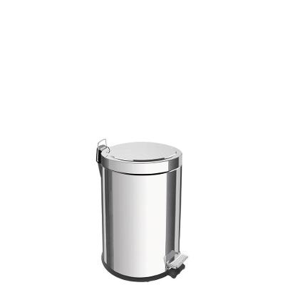 Lixeira Inox Com Tramontina Brasil 5 Com Acabamento Polido E