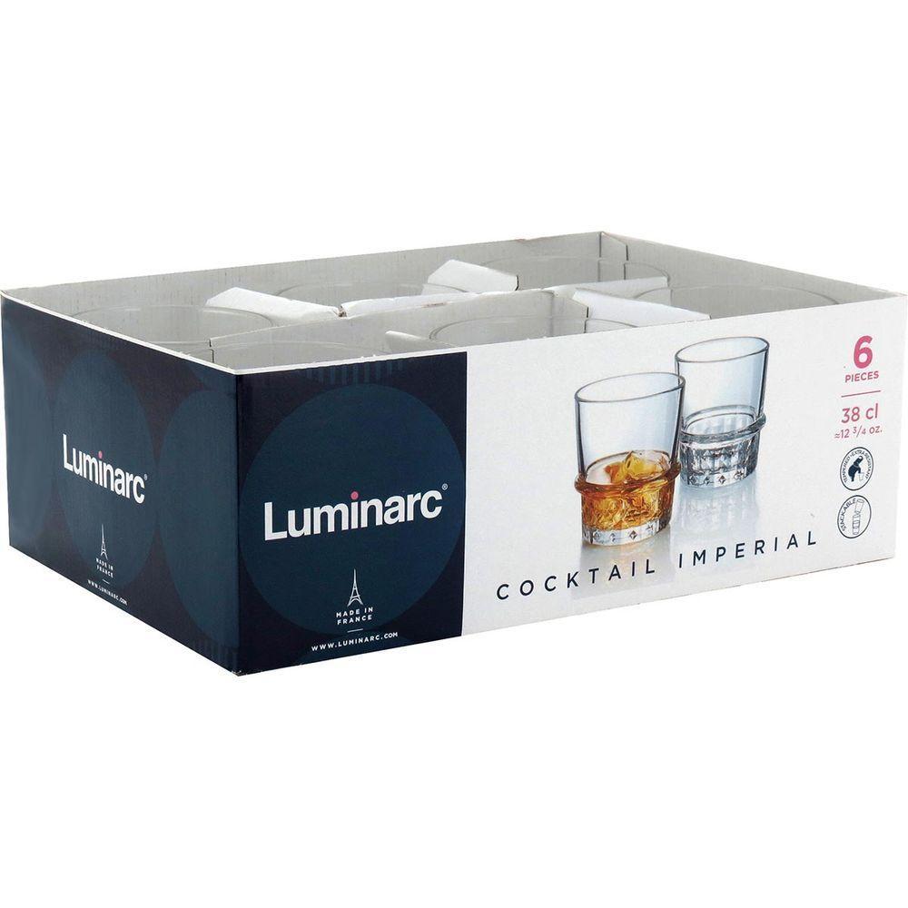 Luminarc Cocktail Copo Uísque 10X9X9Cm 380Ml Vidro Temperado Transp 6Pç - 2