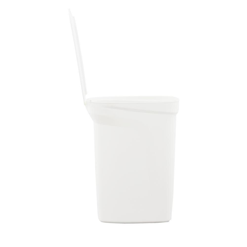 Lixeira Tramontina Compact 10L Em Polipropileno Branco - 1