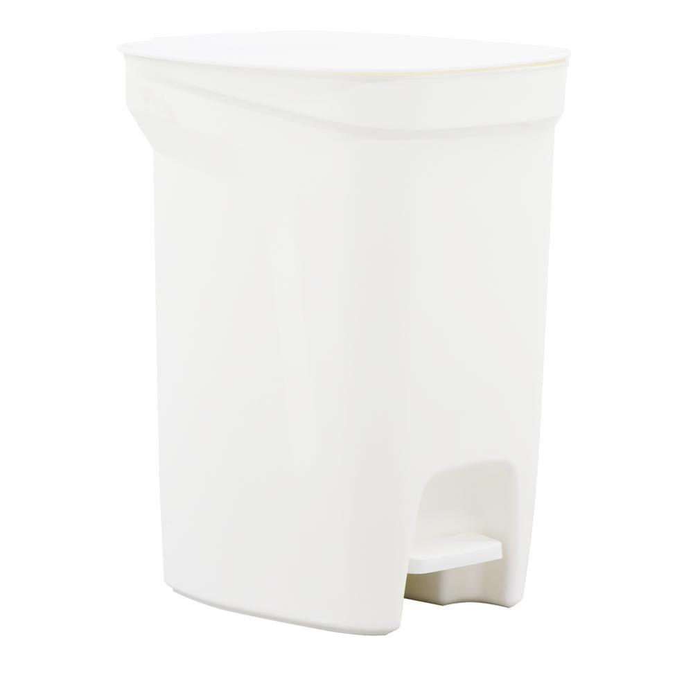 Lixeira Tramontina Compact 10L Em Polipropileno Branco - 3