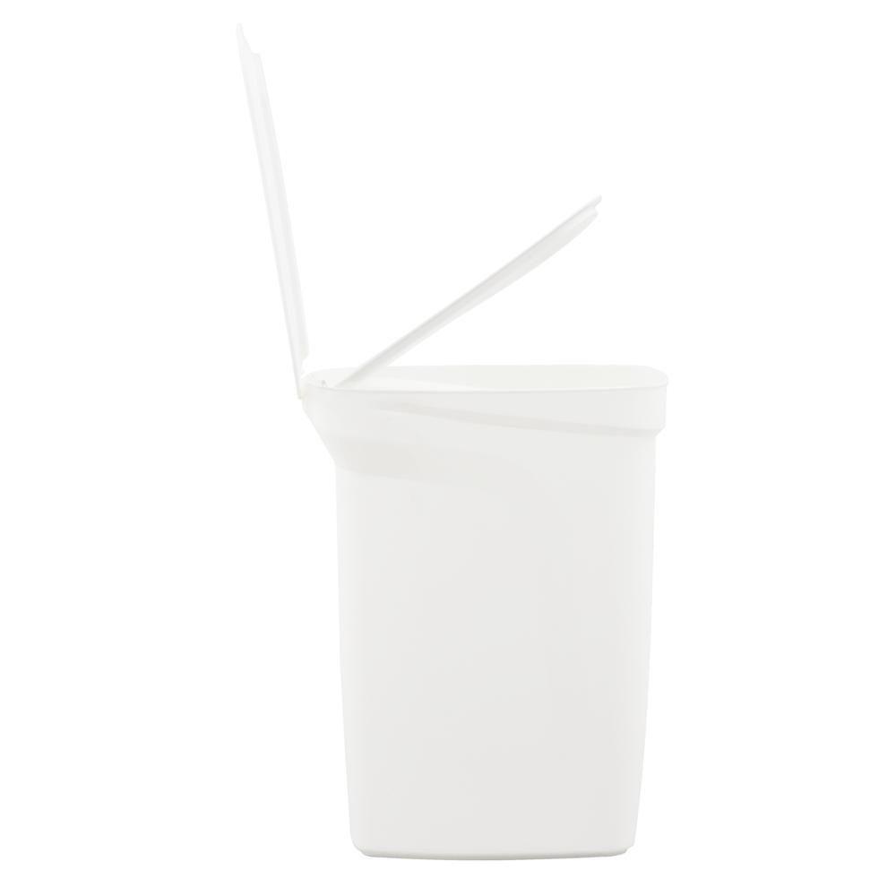 Lixeira Tramontina Compact 10L Em Polipropileno Branco - 7