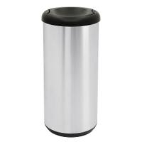 Lixeira Inox Tramontina Cápsula Selecta Plus Basculante Pret - 5