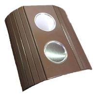 Esteira Decorativa Laqueada Apoio Sofá Alumínio Chocolate - 1