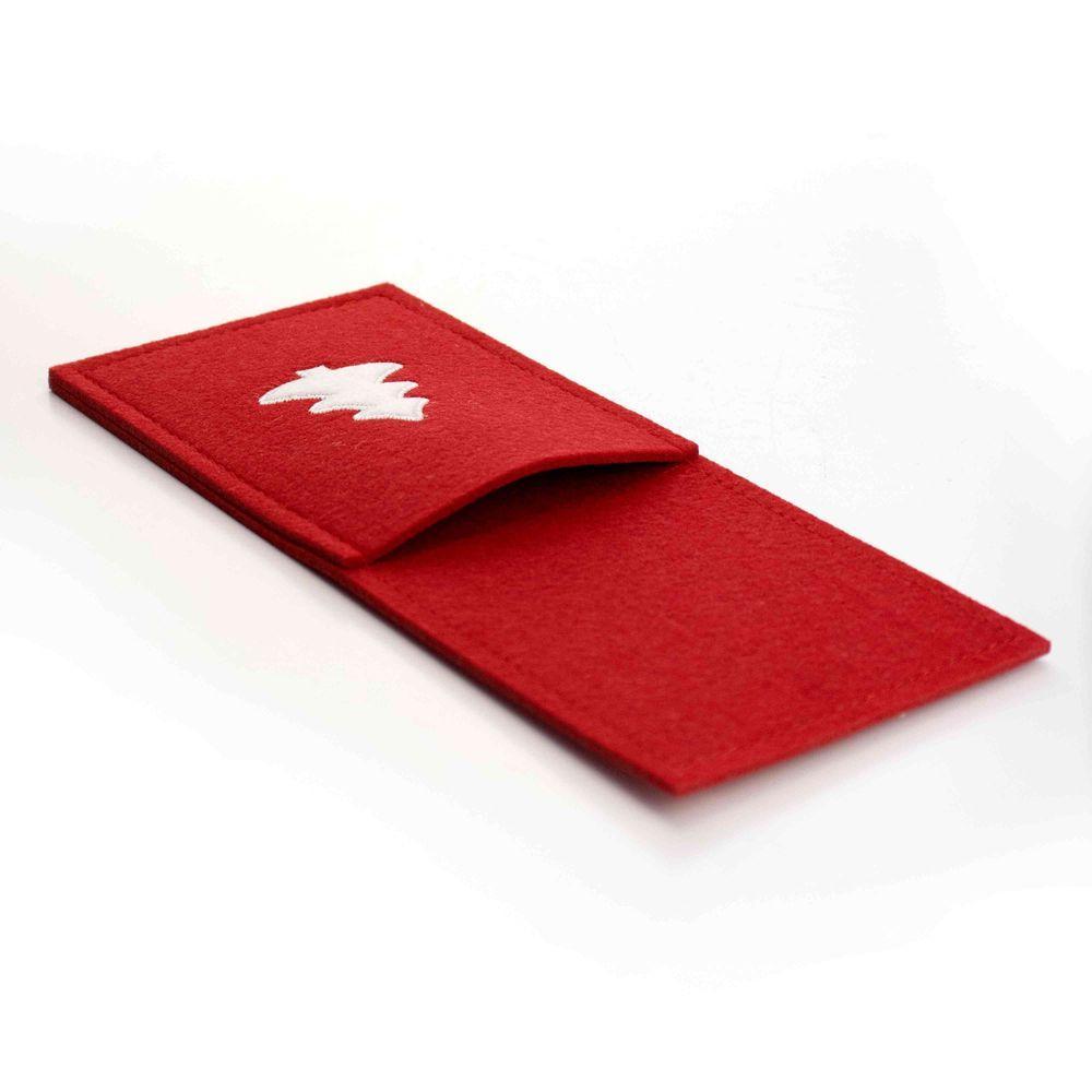 Porta Talher De Natal Árvore Vermelho E Branco 23X10Cmd'Rossi - 6