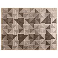 Tapete Sala Quarto Funcional Tabuleiro 1,50 X 2,00 Titulos Bege-72 - 5