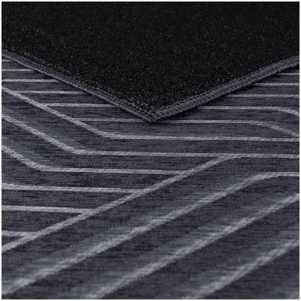 Tapete Sala Quarto Funcional Azulejo 1,50 X 2,00 Titulos Chumbo-56 - 2