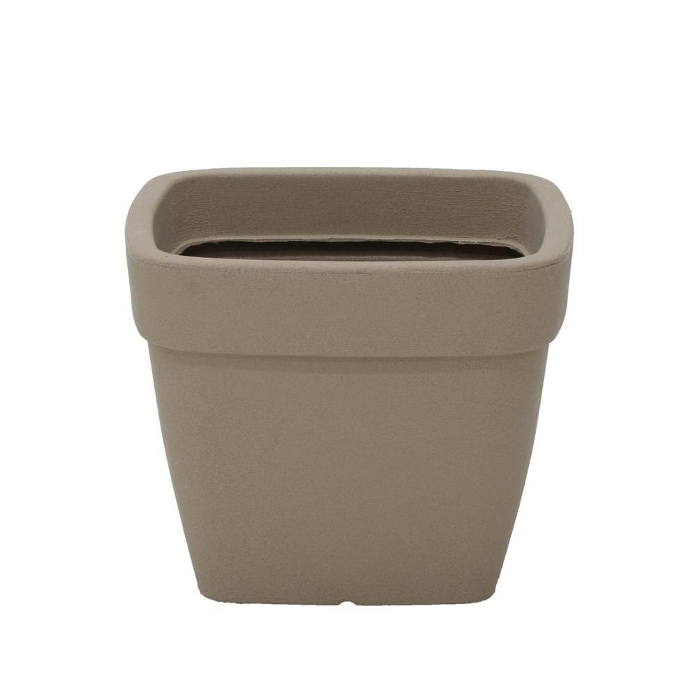 Vaso Romano Tramontina em Polietileno Areia 32 Cm - 2