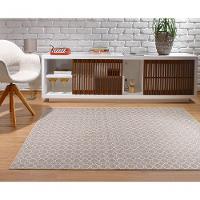 Tapete Sala Quarto Esc 1,00 X 1,50 Antiderrapante Home Tech Titulos Home Tech Ht-05 Champanhe - 1