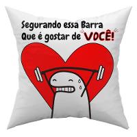 Almofada Avulsa Cheia 45Cm X 45Cm Segurando Essa Barra - 1