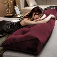 Almofada Para Cabeceira Spot 140cm Vermelho Escuro - 7