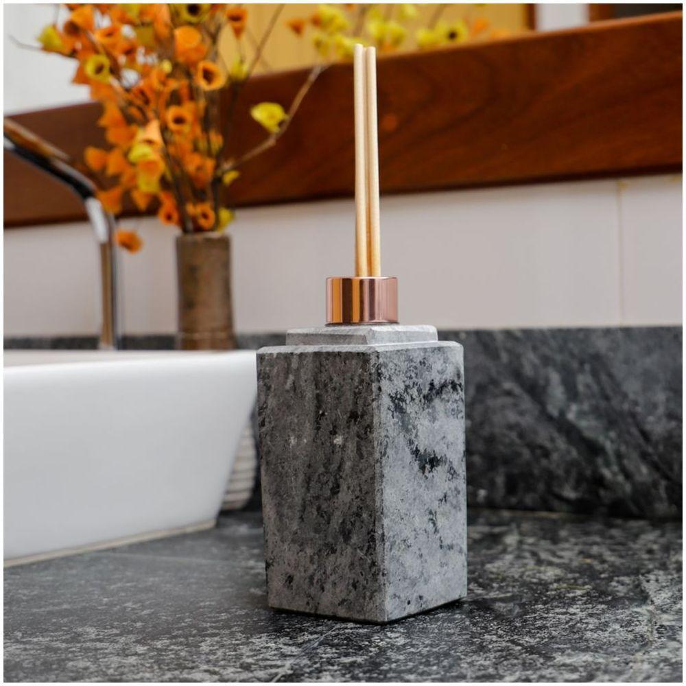 Difusor Vareta Essências Aromas Banheiro Ambiente Rosê 7Cm - 2