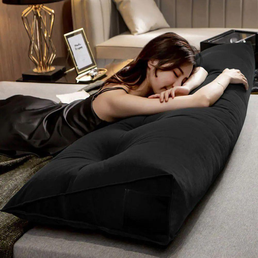 Almofada Para Cabeceira Spot 140cm Com Porta Celular Preto - 6