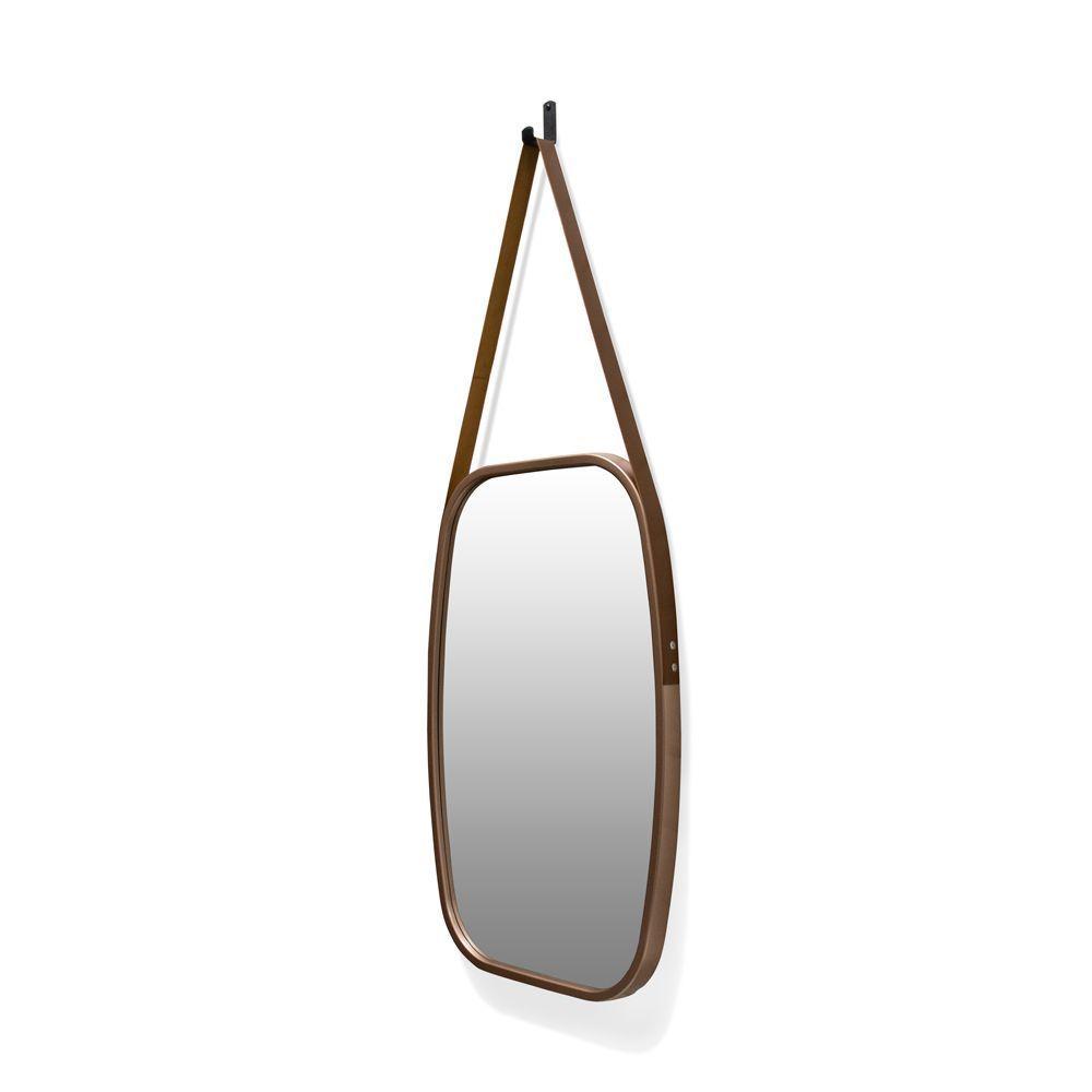 Espelho Retangular Moldura De Plastíco Rosê 65X43,5 Cm - 5