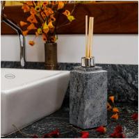 Difusor Vareta Essências Aromas Banheiro Ambiente Prata 7Cm - 2