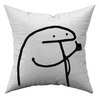 Kit C/ 4 Capas De Almofadas Flork Meme Humores 45cm X 45cm - 2