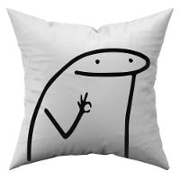 Kit C/ 4 Capas De Almofadas Flork Meme Humores 45cm X 45cm - 5