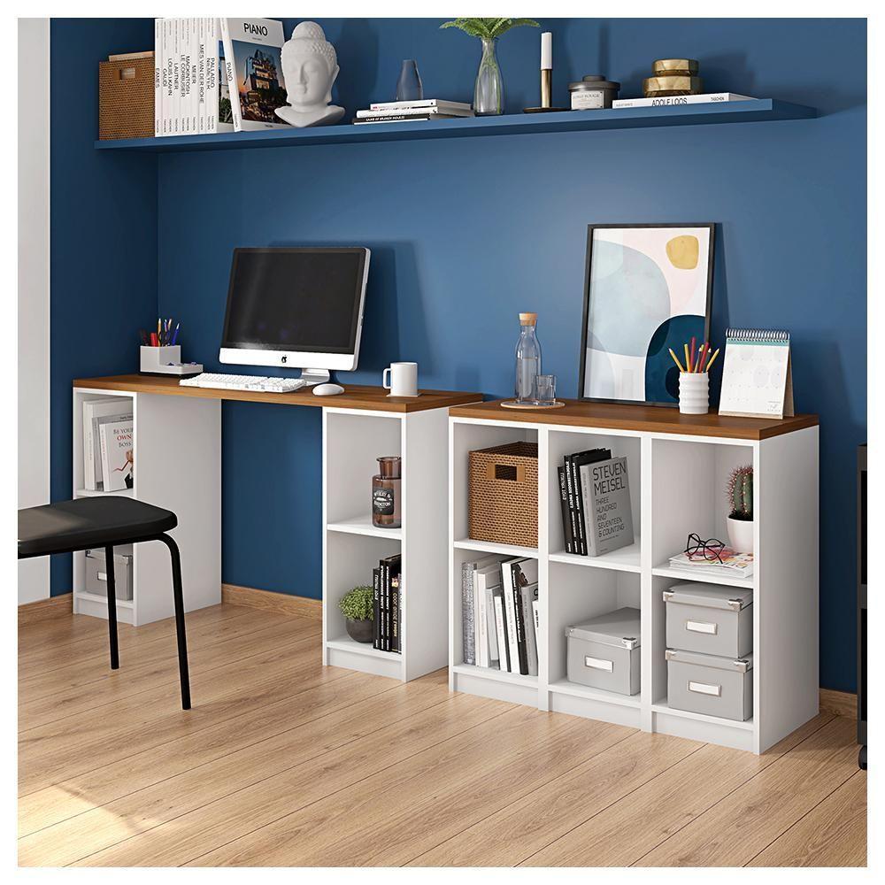 Nicho Torre Organizador Multifuncional Branco 136 Cm Caemmun - 3