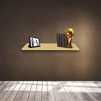 Prateleira Simples Natural 20X15 Cm Com Suporte Em Mdf - 3