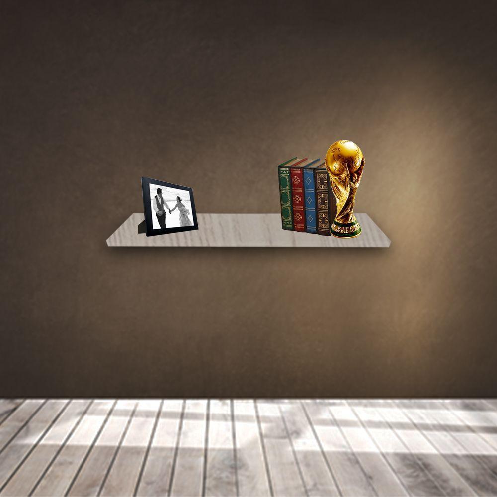 Prateleira Simples Madeirado 30X15 Cm Com Suporte Em Mdf - 5