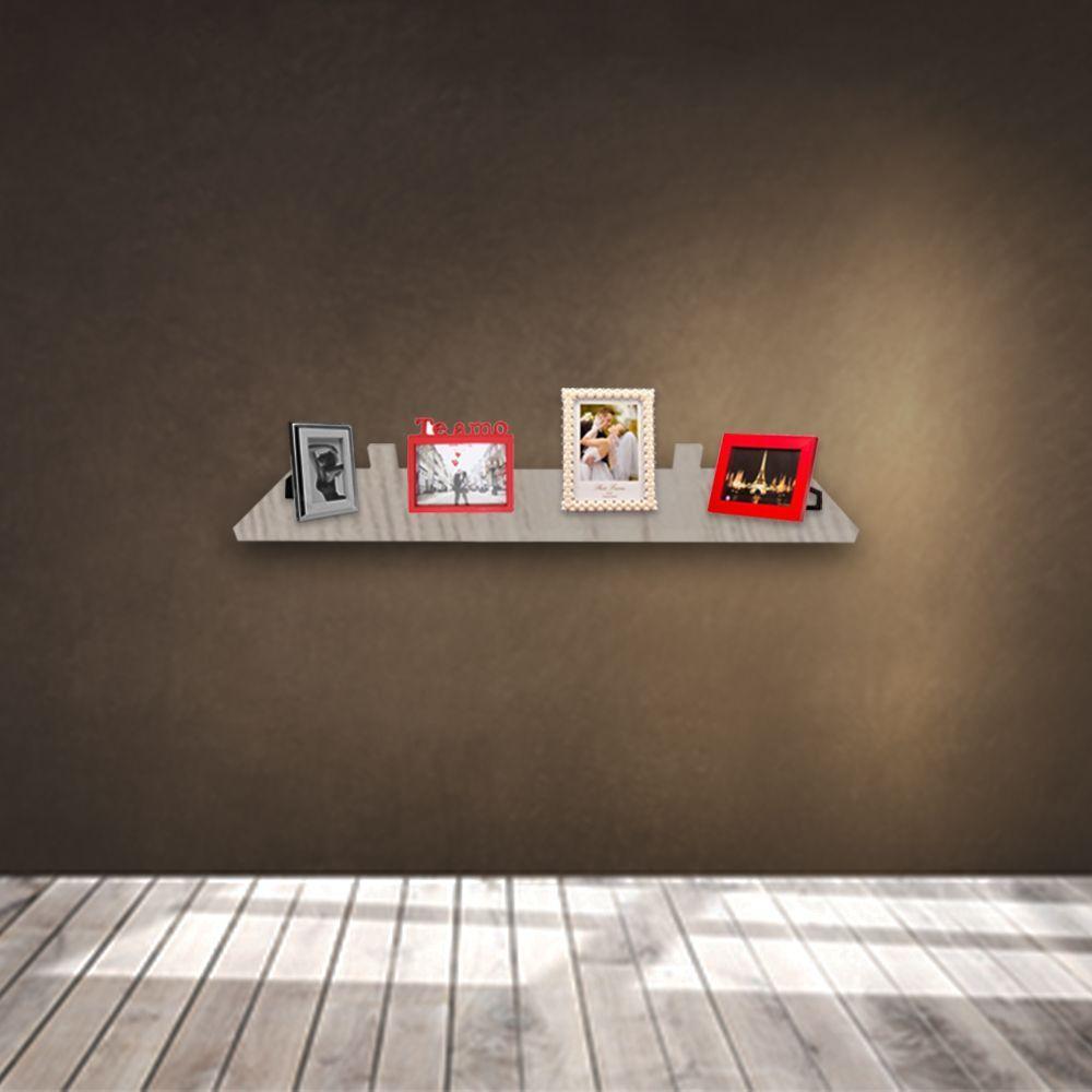 Prateleira Simples Madeirado 70X15 Cm Com Suporte Em Mdf - 4