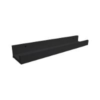 Prateleira Tempero Simples 85 Cm Preto Em Mdf - 3