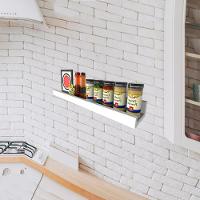 Prateleira Tempero Simples 35 Cm Branco Em Mdf - 7