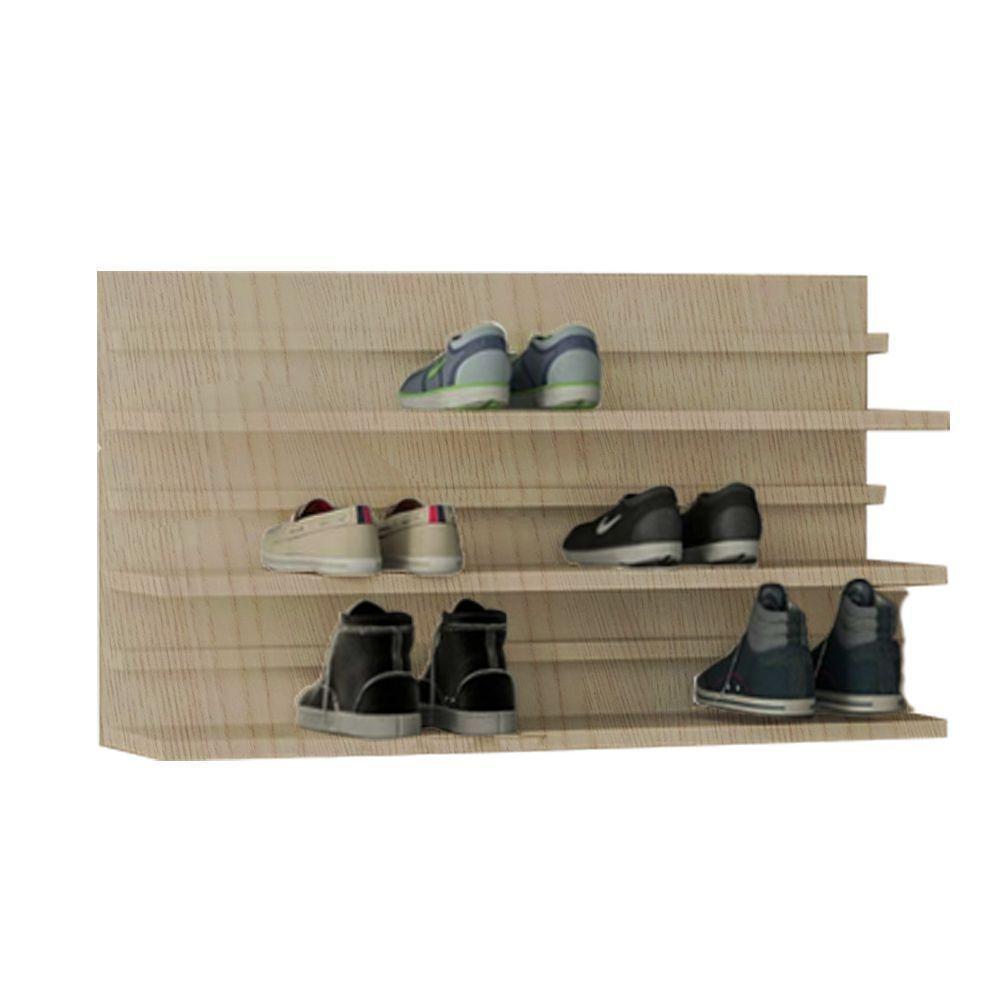 Sapateira Suspensa 3 Prateleiras Madeirado Em Mdf - 3