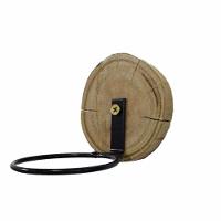 Suporte De Vaso P/ Suculentas 9cm + Bolacha De Madeira 3un - 5