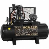 Compressor Schulz Csl 20 Bravo 200 Lts 175 Lbs 5 Cv Trif.
