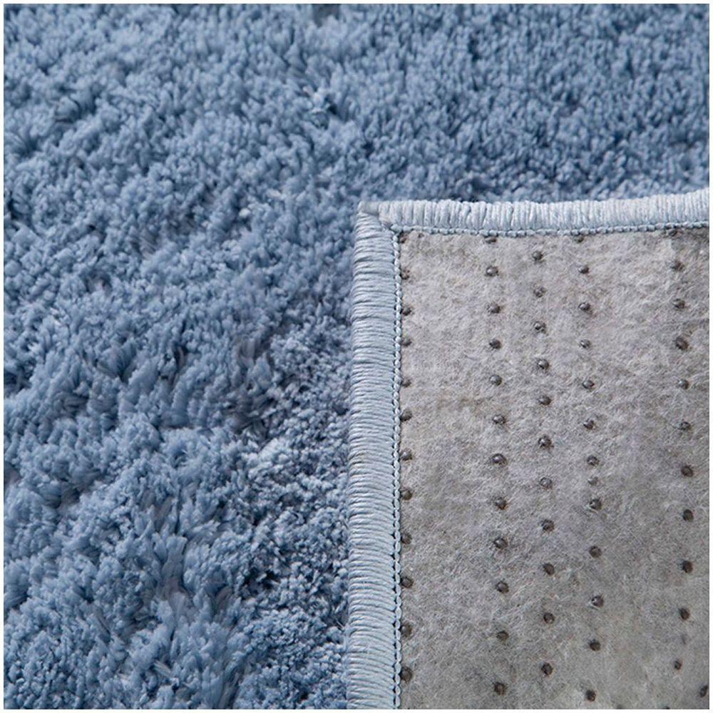 Tapete Sala Esc. 1,00 Redondo Antider. Azul Bebê Classic - 3