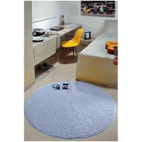 Tapete Sala Esc. 1,00 Redondo Antider. Azul Bebê Classic - 1