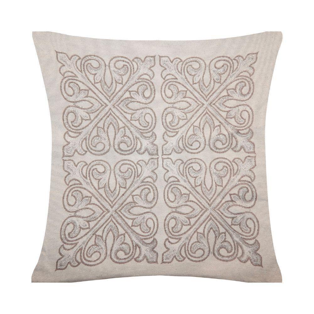 Capa De Almofada Grécia Caqui Valle Enxovais 1 Peça - 2