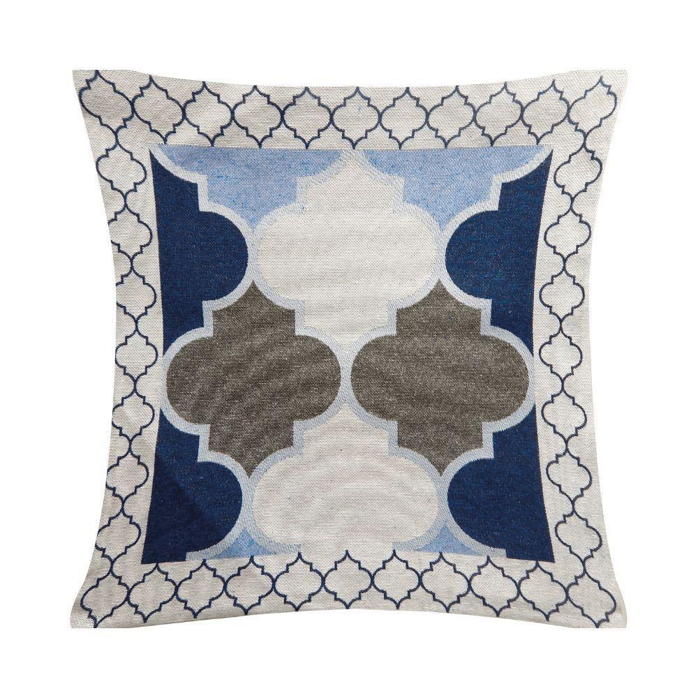 Capa De Almofada Grécia Azul Valle Enxovais 1 Peça - 1