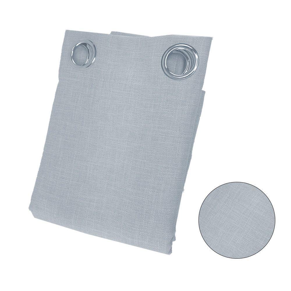 Cortina Corta Luz 1 Folha 1.40x2.50m 8 Furos Azul Claro - 1