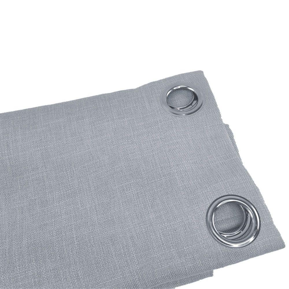 Cortina Corta Luz 1 Folha 1.40x2.50m 8 Furos Azul Claro - 2