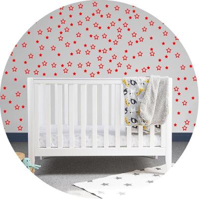 180 Adesivos Decoração De Parede Estrela Estrelinhas Vazadas Titulo Cor Vermelha