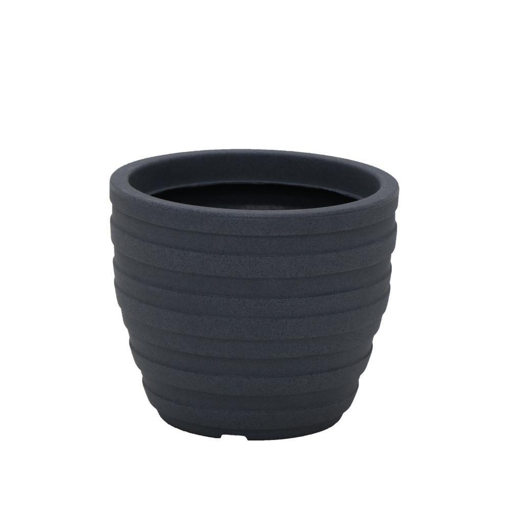 Vaso Inca Tramontina em Polietileno Grafite32 Cm - 1