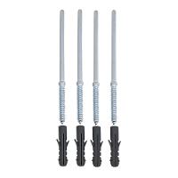 Kit 2 Prateleiras U 70 X 15Cm Amarela Suporte Invisível - 5