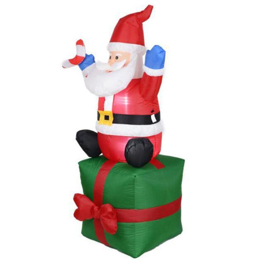 Papai Noel Natal Natalina Inflavel 1 Metro E 80Cm - 6