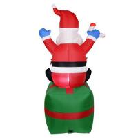 Papai Noel Natal Natalina Inflavel 1 Metro E 80Cm