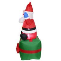 Papai Noel Natal Natalina Inflavel 1 Metro E 80Cm - 5