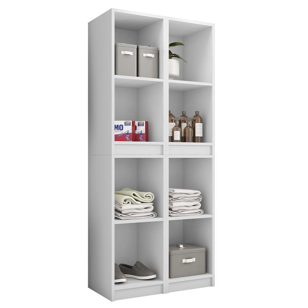 Nicho Torre Multifuncional Para Lavanderia Branco Caemmun - 3