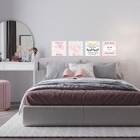 Placa Decorativa Infantil Quarto Bebê Menina E Menino Rosa - 5