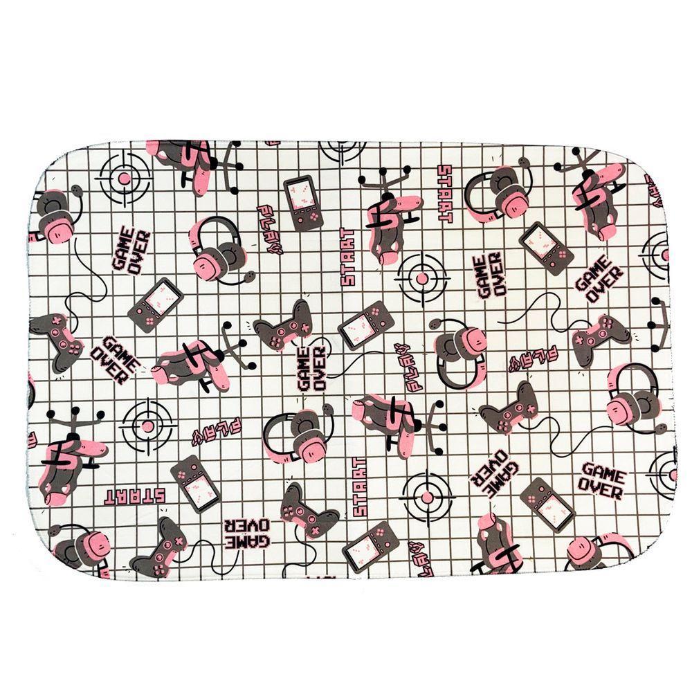 Tapete Para Quarto Estampado Game Streamer Rosê Play 60cm X - 2