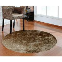 Tapete Esc. Redondo 1,50 M Macio Antider. Cappuccino  - 3