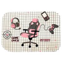 Tapete Para Quarto Estampado Game Streamer Rosê Start 60cm X - 2