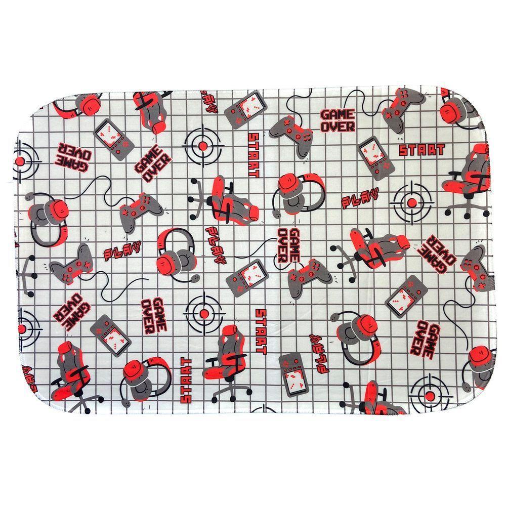 Tapete Game Streamer Vermelho Play 60Cm X 40Cm - 1
