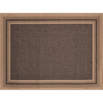 Tapete Sala Quar Econature Moldura 2,00x3,00 Bege Chumbo-77 